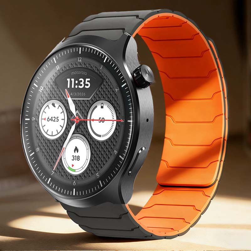 20 мм, 22 мм, магнитный силико – обзор и цена Motorola Smartwatch Accessories