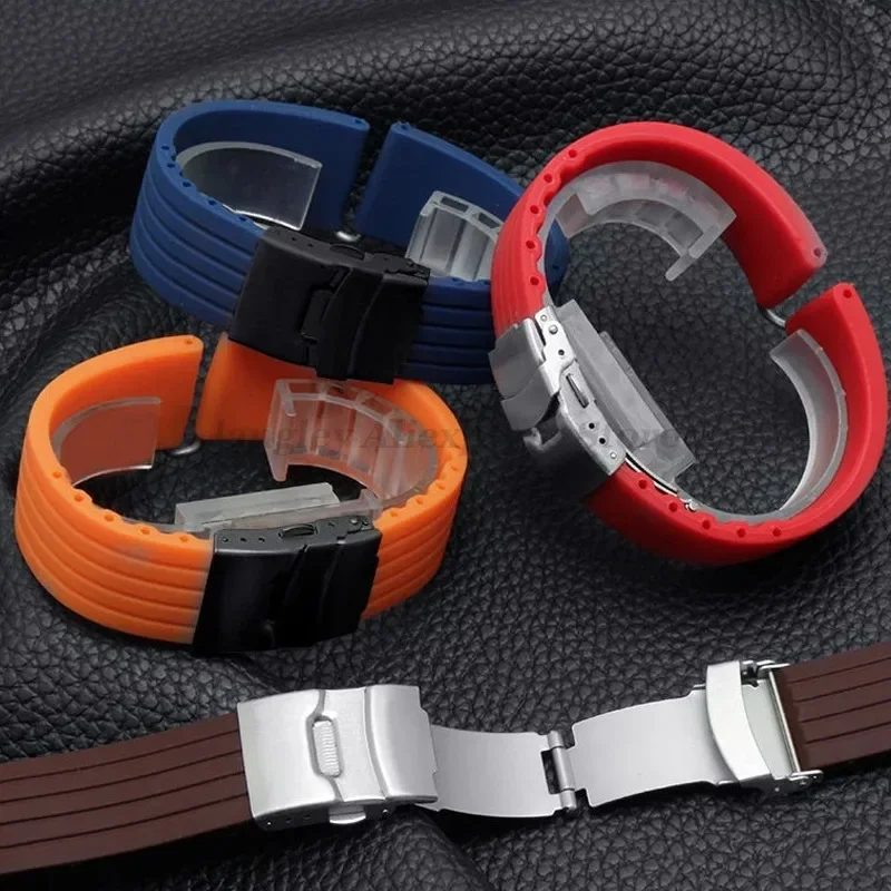 Быстросъемный силиконовый реме – обзор и цена Fossil Smartwatch Accessories