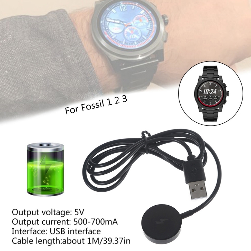 Подставка для быстрой зарядки  – обзор и цена Fossil Smartwatch Accessories