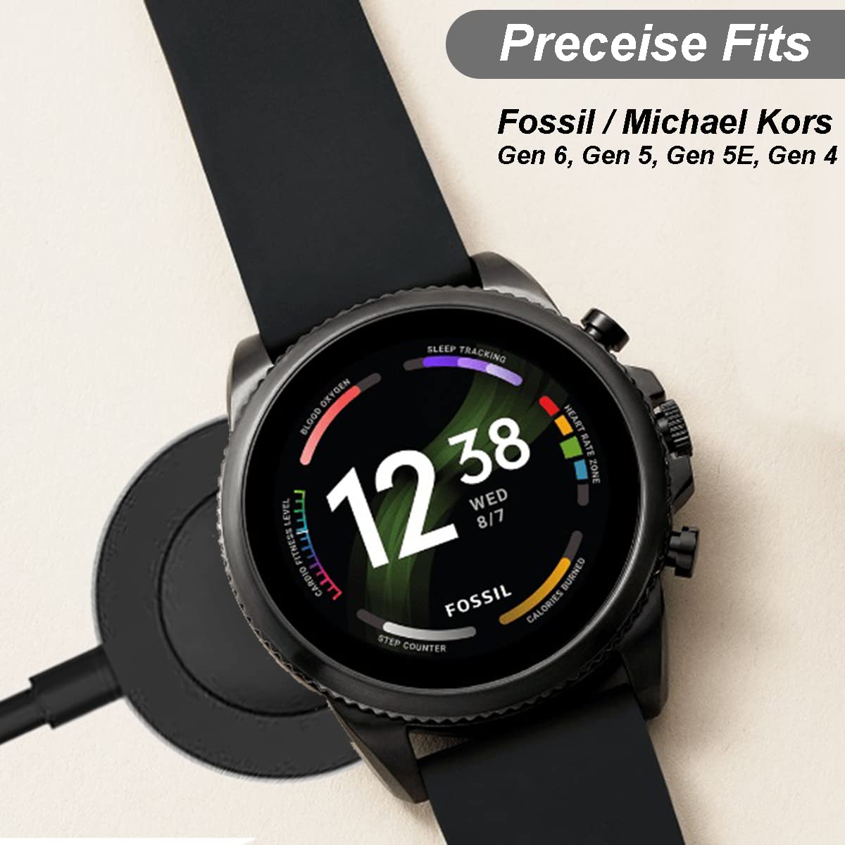 1-метровый USB-кабель для заря – обзор и цена Fossil Smartwatch Accessories