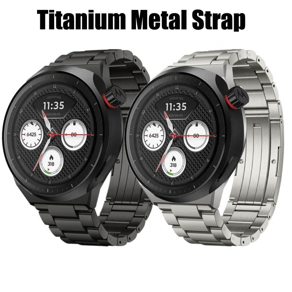 Металлический ремешок из титан – обзор и цена Motorola Smartwatch Accessories