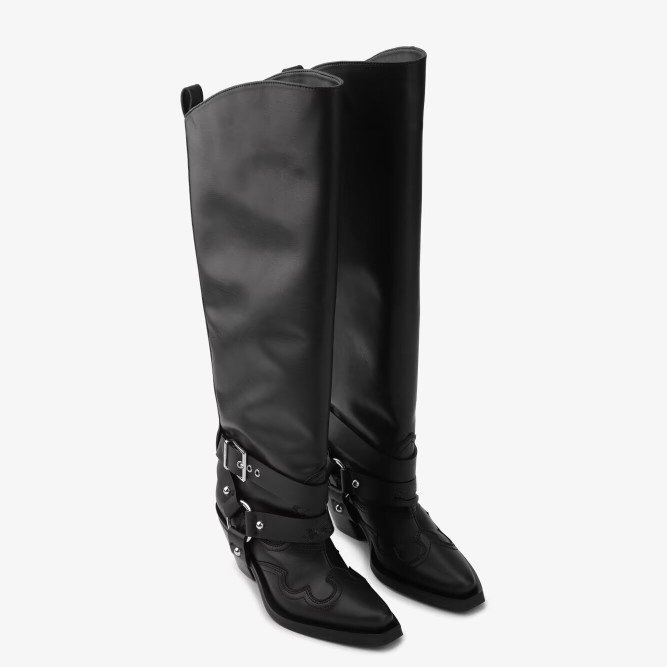 Женские черные кожаные ковбойс – обзор и цена Leather Classic Strap